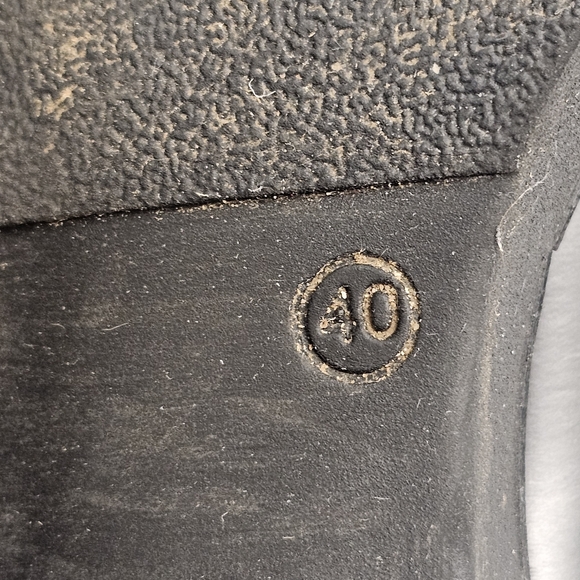 Jonak Paris Black Leather Shoes SZ 40 - Picture 12 of 13